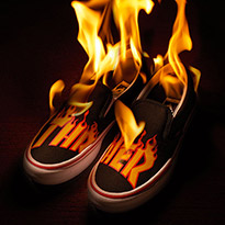 Burn Up The Streets In The Vans X Thrasher Collection