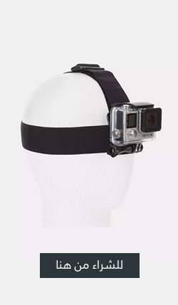 حزام تثبيت الكاميرا على الرأس مع مشبك كويك-كليب من جوبرو